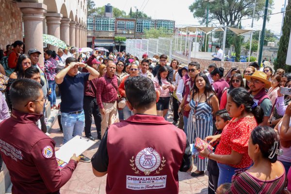 Chimalhuacán se suma al primer simulacro 2026 para fortalecer respuesta ante sismos