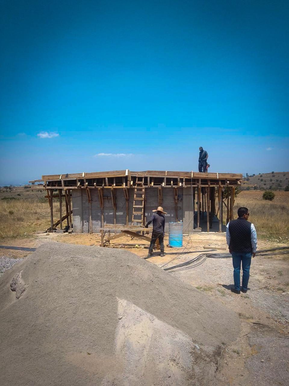 Inician construcción de aulas en la Preparatoria Oficial Núm. 341